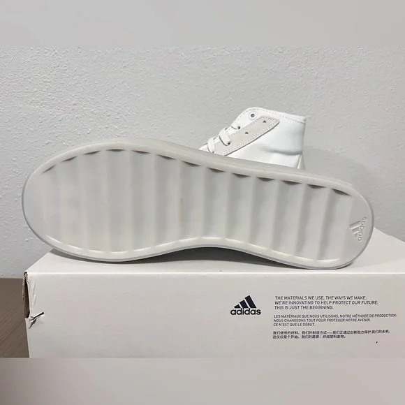 NWT Men's Adidas Znsored Hi White Sneakers - Picture 12 of 12
